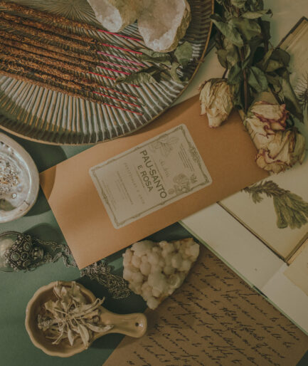 incenso botânico | pau-santo e rosa