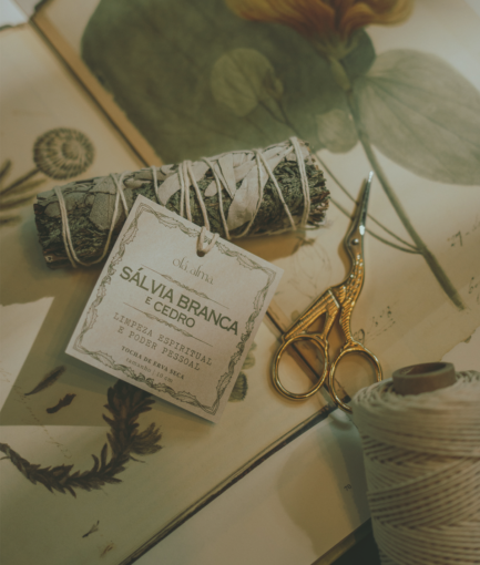 tocha | sálvia branca e cedro